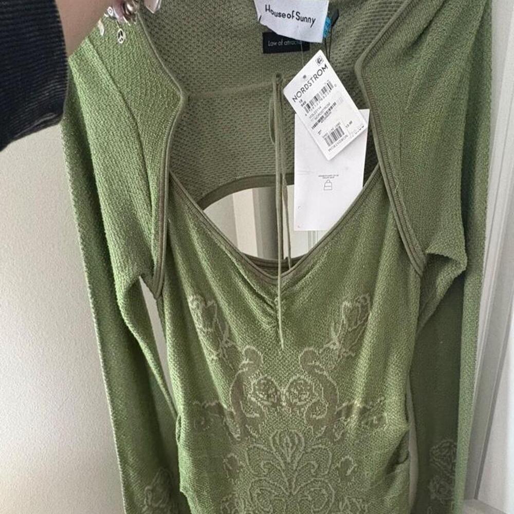 House of sunny green dress